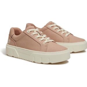 Timberland Women's Laurel Court Low Lace Sneakers Platform womens 9.5 Beige